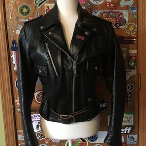 Vintage Leather Harley Davidson Jacket
